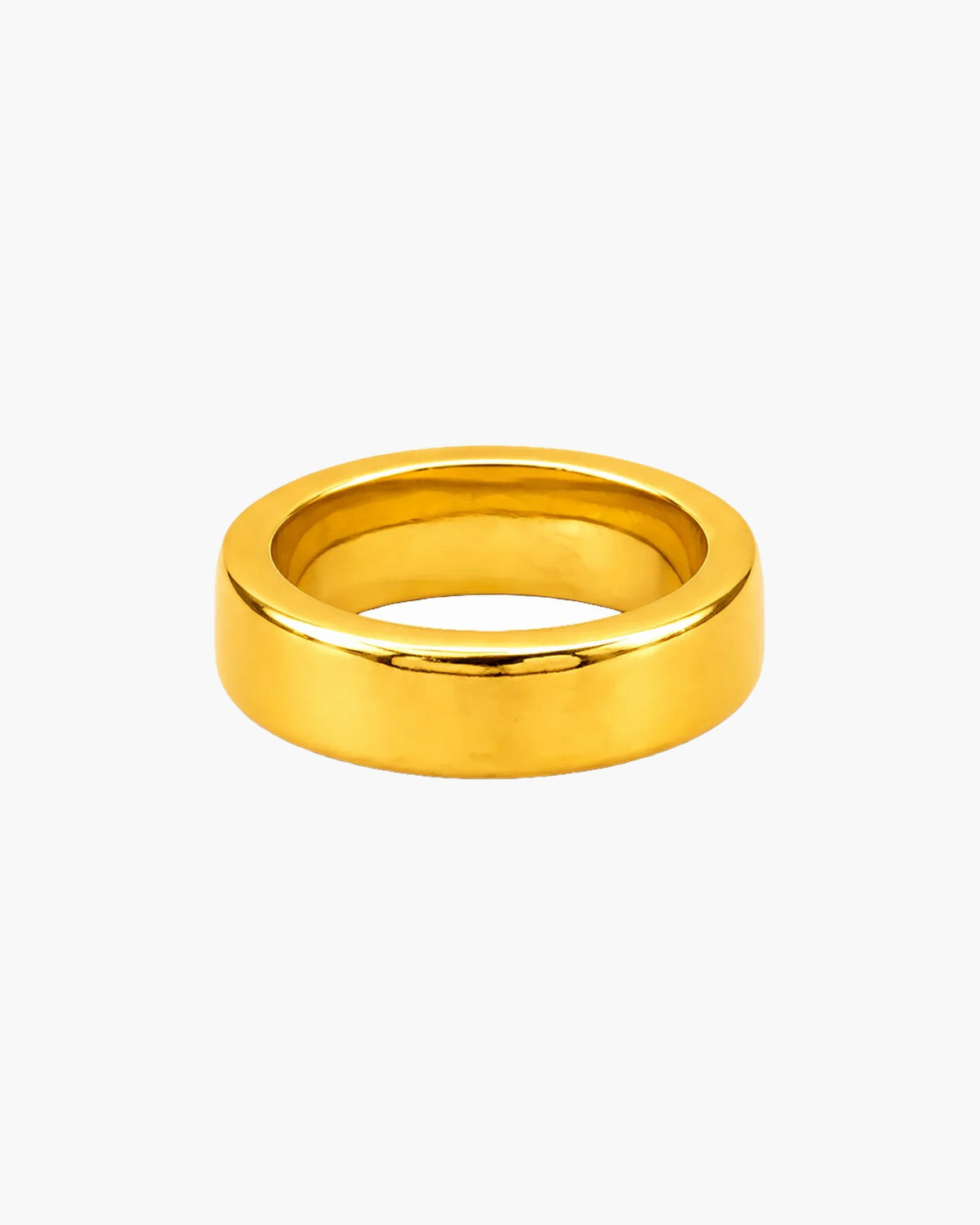 Thickems Band Ring in 22ct gold vermeil