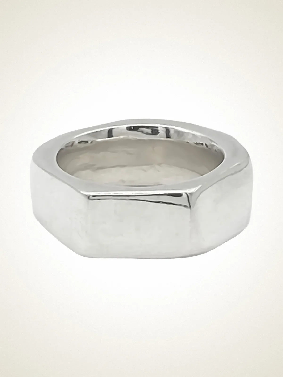 Handcrafted Wonky Nut Ring premium With Texture jewelry, graceful design, product shot