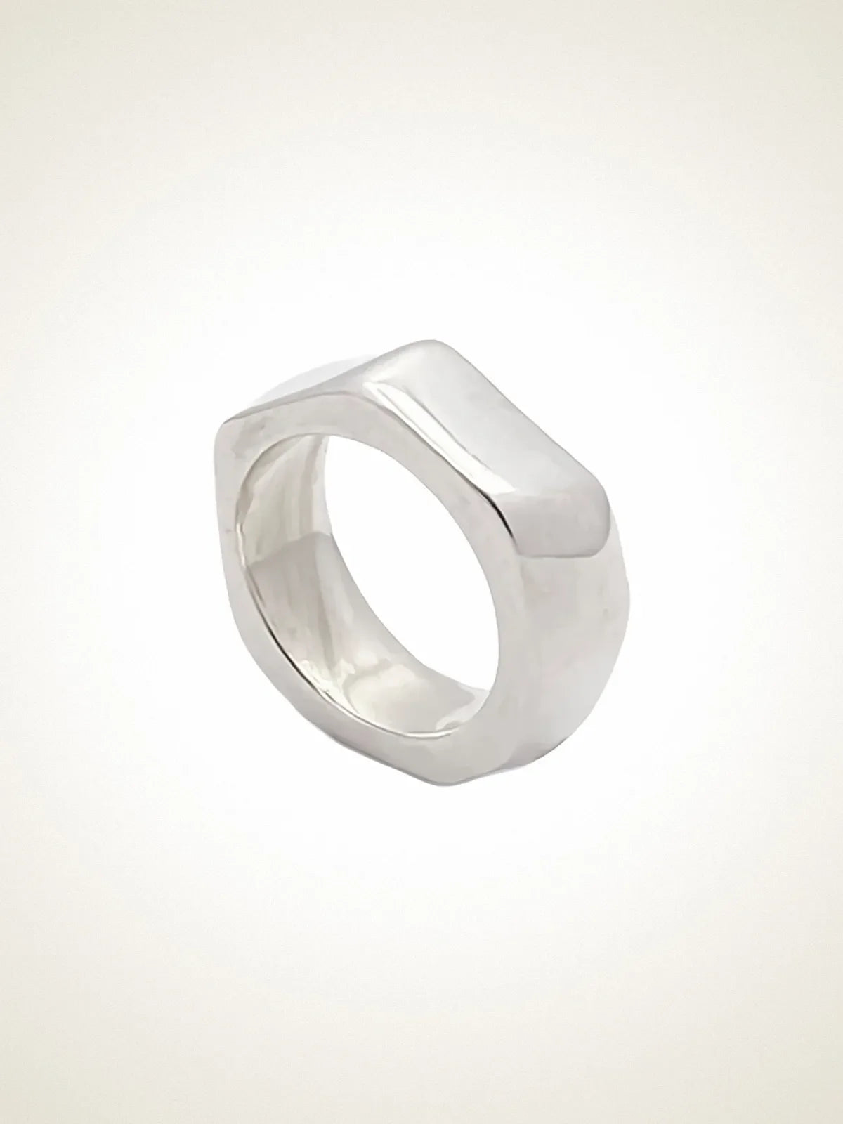 Designer Wonky Nut Ring in Gold Black & Yellow Gemstone, handmade jewelry, exquisite detail, alternate angle